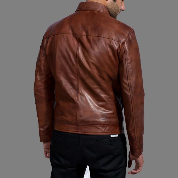 Inferno Brown Leather Jacket – Avanzar Leather