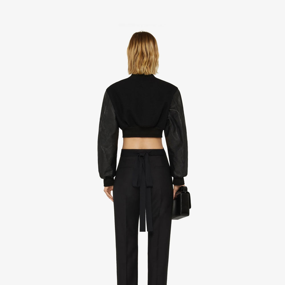 Women's Aviator Sheepskin Leather Bomber Jacket