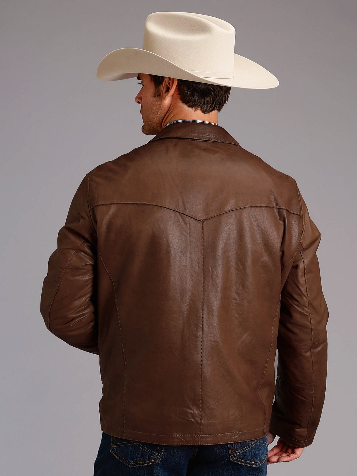 Premium Avanzar Brown Leather Jacket