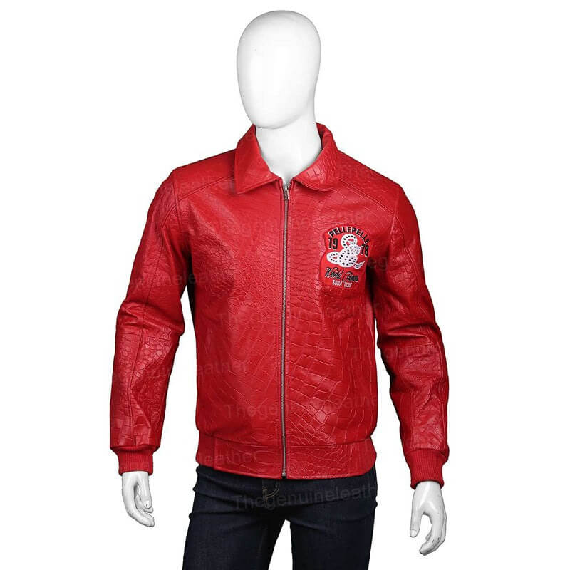 1978 Soda Club Pelle Pelle Red Leather Jacket by Avanzar Leather