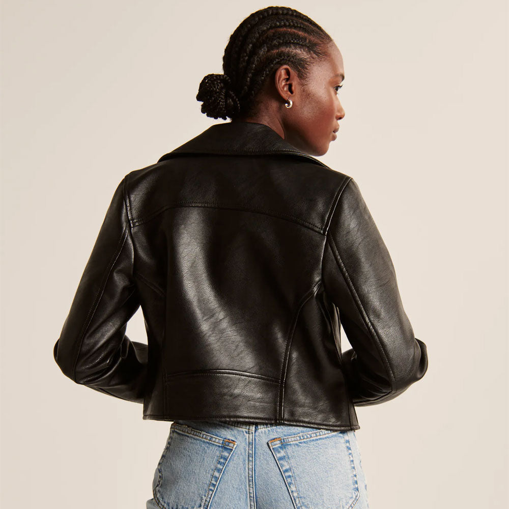 Women's Biker Leather Jacket