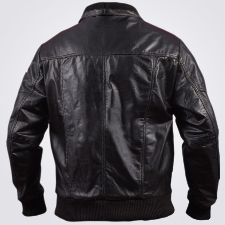 American Bomber Premium Leather Jacket for Men