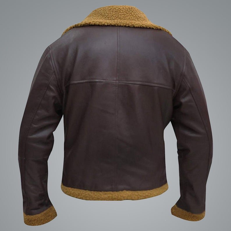 Men's B3 Flying Aviator Pilot Shearling Jacket