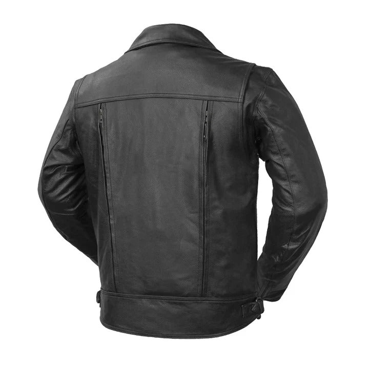 Men’s Black Rider Leather Moto Jacket