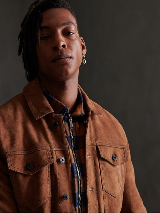 Premium Avanzar Classic Brown Leather Jacket