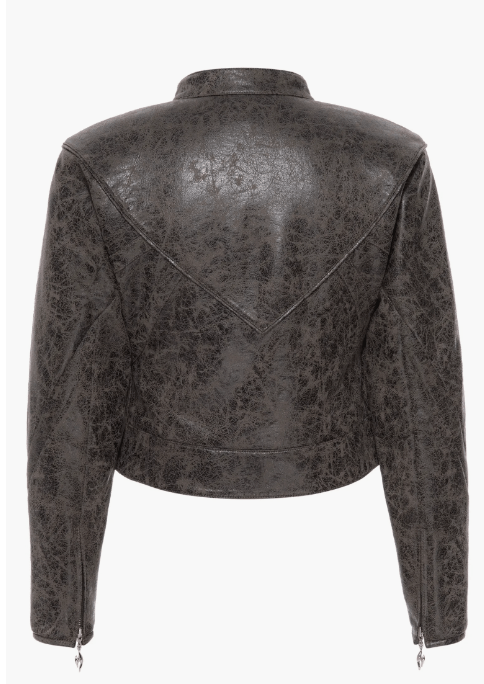 Women's Classic Black Vintage Motorcycle Leather Jacket